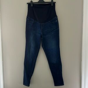 Isabel Maternity Crossover Panel Skinny Jeans Size 6